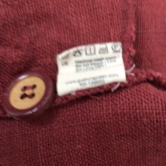 Gudrun Sjoden Red Tunic with Purple Accents, 100% linen, embroidered, sz L - Picture 10 of 13